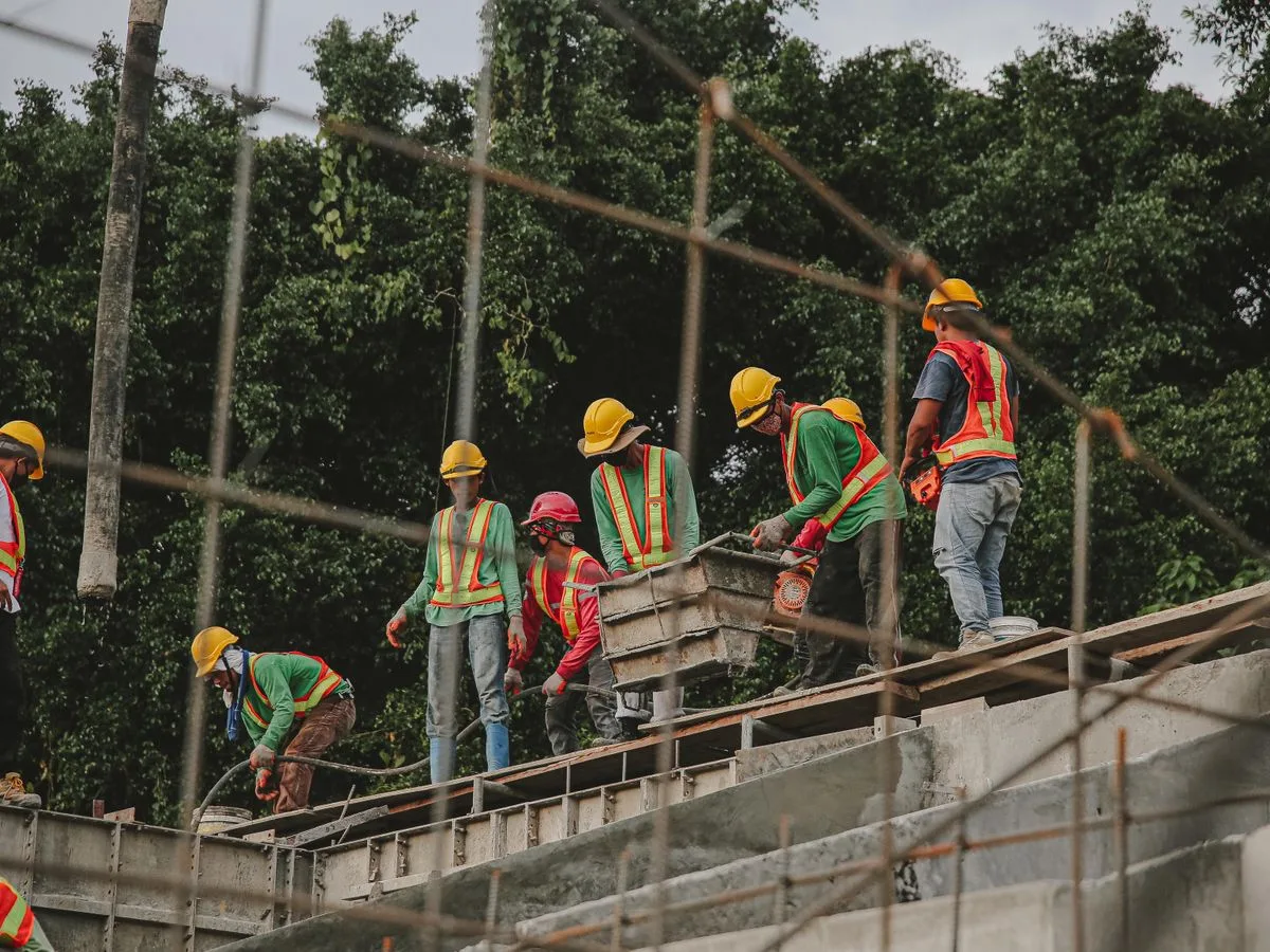 Manpower supply crew reporting for a work assignment